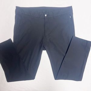 Lululemon ABC Commission Pant Slim Warpstreme Mens 34 x 27.5 Black